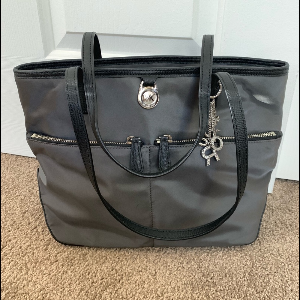 MICHAEL Michael Kors Kempton Grey Nylon Tote